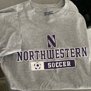 Northwestern Soccer T-shirt, great condition!